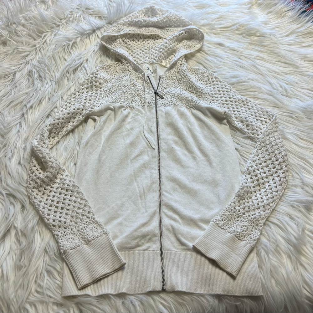 Linq boho knit sleeve hoodie